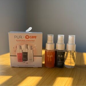 NEW PÜR x care 3-Piece Facial Mist Kit 30ml each Great For Gifting or Traveling